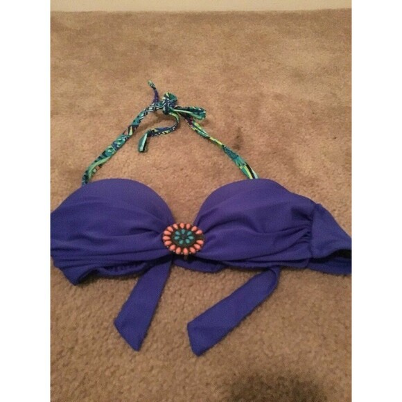 Xhilaration Other - Xhilaration Women's Swim Bra Top Tie Neck & Back Size Medium